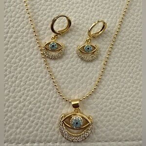 Gold Filled Evil Eye Jewelry Set *NEW